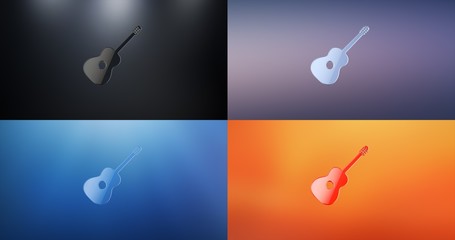 Guitar Classic S 3d Icon