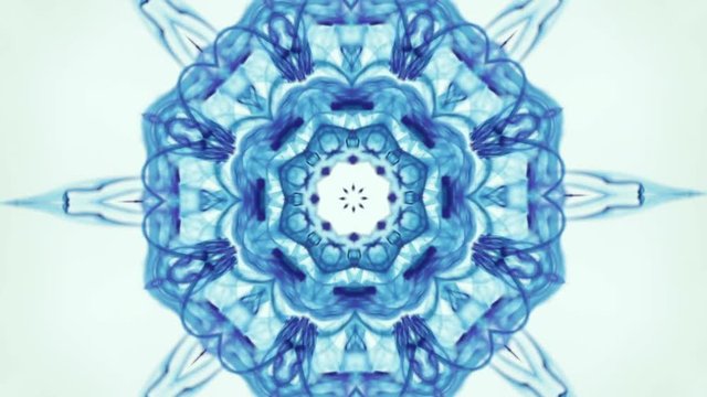 Kaleidoscope animated background. Psychedelic shapes and colors. Mandala kaleidoscopic effects. Decorate your music. Perfectly suitable for video effects and transitions.