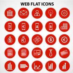 Finance and Business Icon Set, Vector, Illustration