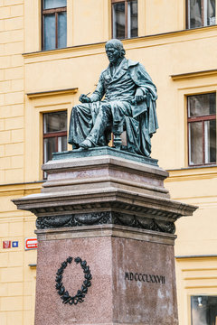  The monument of Czech writer and poet Josef Jungmann