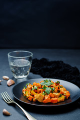 Sweet potato chicken skillet