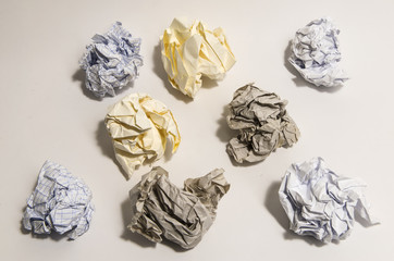 Crumpled paper Balls Pack