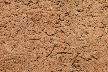 Background texture of various natural building materials like clay and wood