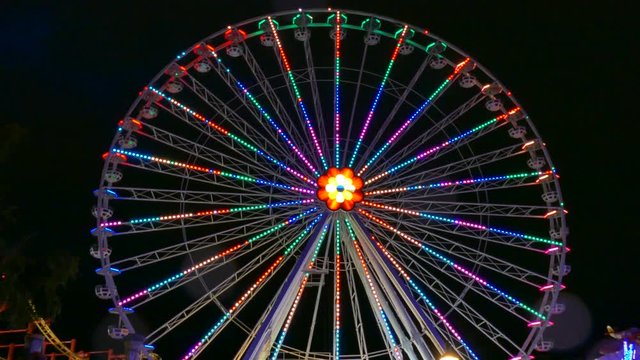 Blumenrad, Giant Wheel in the Prater, Vienna, Austria