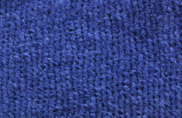 Knitted blue linen, background