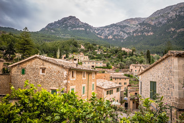 Fototapeta na wymiar Deia - old village in the mountain of Mallorca, Spain - Europe