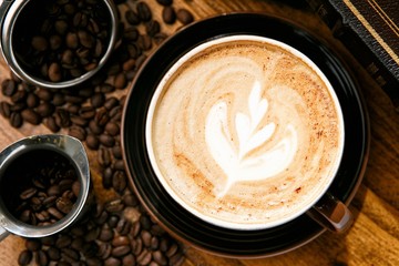 caffee latte, 아이스커피, 카페라떼, 라떼아트