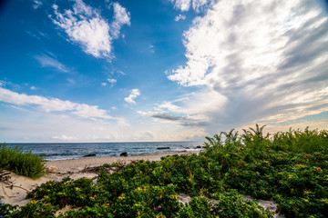 Beach in Rhode Island