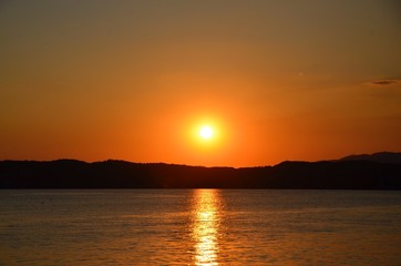 Sonnenuntergang Gardasee