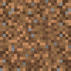 Seamless pixelated dirt texture mapping background for various digital applications
