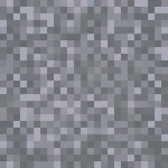 Fototapeta premium Seamless pixelated dark stone texture mapping background for various digital applications