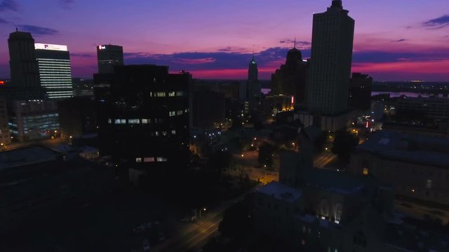 Aerial Tennessee Memphis September 2016 4K