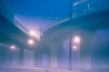 Crossing of Highways. Automotive interchanges.