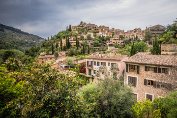 Deia - old village in the mountain of Mallorca, Spain - Europe