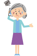 ポップな家族　祖母 電話で困る