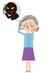 ポップな家族　祖母 オレオレ詐欺