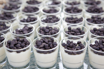 Sweet finger food in buffet party