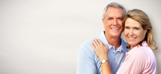 Fototapeta premium Senior couple smiling.