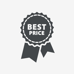 Best price guarantee label icon. 
