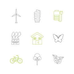 sustainability and ecology icon set over white background. vector illustration