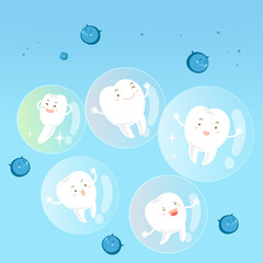 tooth with health concept