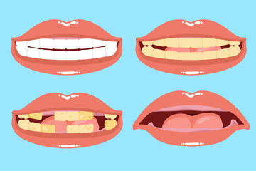 cute cartoon mouth