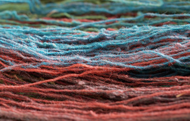 Beautiful bright yarn