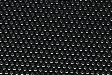 Pattern of black spheres