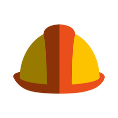 construction helmet isolated icon