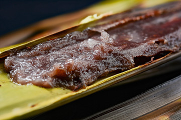 Khanom jaak,Nipa palm dessert, Thai sweetmeat