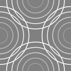 circle line overlapping shape monogram background