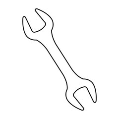 wrench key tool icon