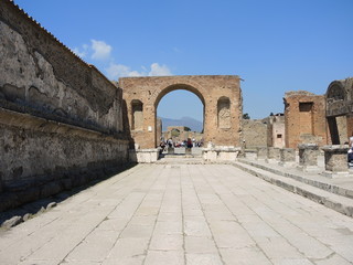 Pompei is the home of the ancient Roman ruins part of the UNESCO World Heritage Sites. It is located near Naples, Campania region, Italy.
