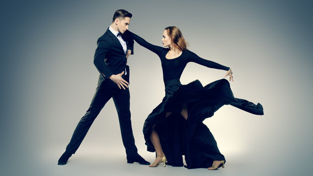 Dancers Performing Tango