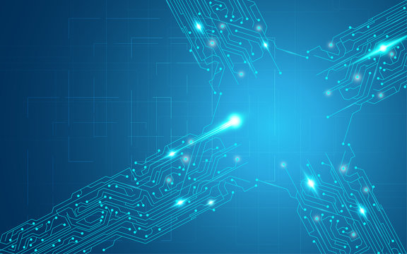 abstract technology computer cloud innovation concept background