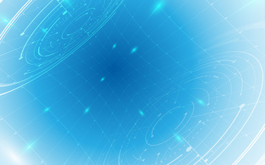 Obraz premium networking technology innovation template concept background