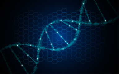 abstract science biotechnology innovation concept background