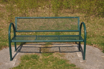Sitzbank im Park