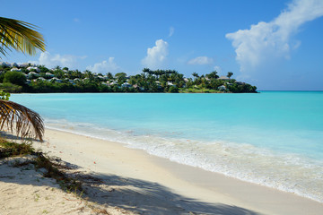 Plakat Карибы. Пляж острова Антигуа