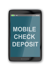Mobile Check Deposit concept