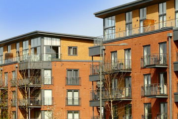 Fototapeta premium new buildings in old dock area