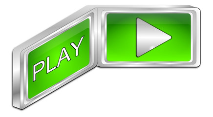 Play Button - 3D illustration