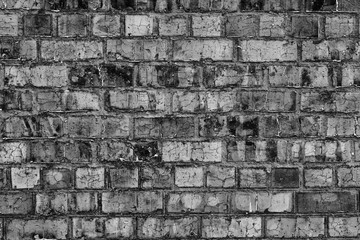 Brick texture with scratches and cracks