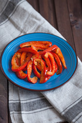 Roasted red peppers