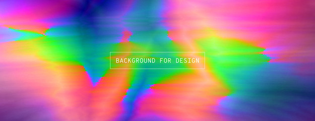 Colourful glitch abstract background © vanzyst