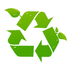 Fototapeta premium Vector recycle signs