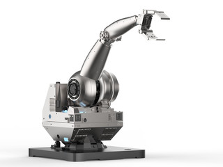 metal robotic arm