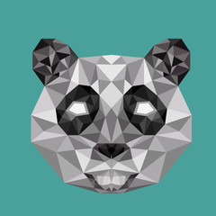  Low poly panda.