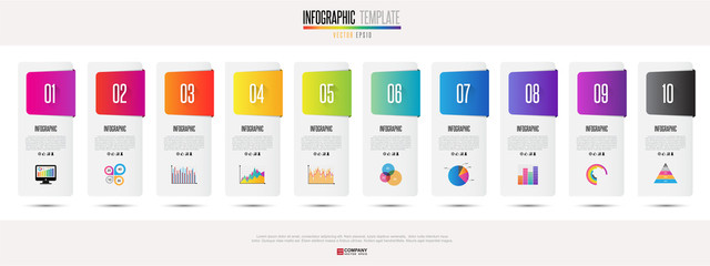 Infographics design template