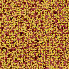 Dangerous  yellow bacterias or virus spheres in light blood, start of epidemic , 3d illustration,